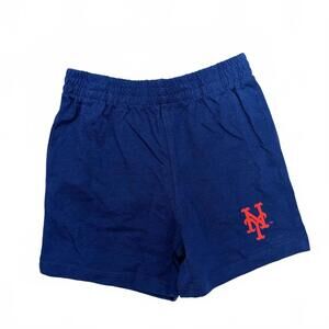 New MLB NY Mets Kids' Blue Shorts, Size 2T